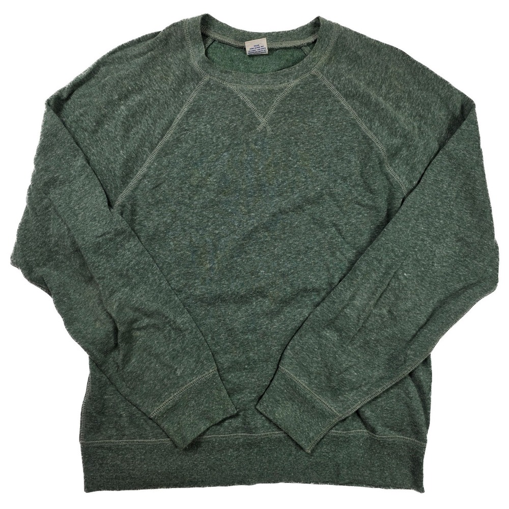 Vintage J. Crew Sportswear Tag Heathered Green Pullover Sweater Men's Size Med‎